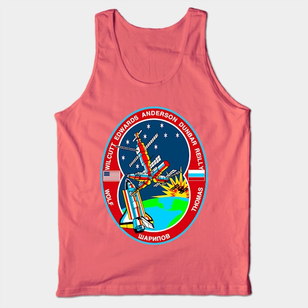 STS-89 Tank Top by Rush Creative Tees